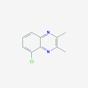 molecular formula C10H9ClN2 B11903759 5-Chloro-2,3-dimethylquinoxaline CAS No. 17635-27-7