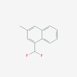 molecular formula C12H10F2 B11903766 1-(Difluoromethyl)-3-methylnaphthalene 