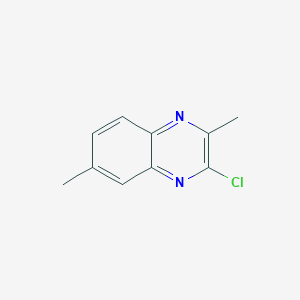 molecular formula C10H9ClN2 B11903837 3-Chloro-2,6-dimethylquinoxaline 