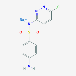 molecular formula C₁₀H₈ClN₄NaO₂S B119042 普瑞宗 CAS No. 23282-55-5