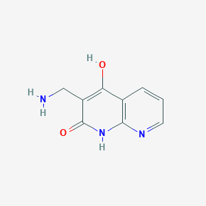 3-(Aminomethyl)-2-hydroxy-1,8-naphthyridin-4(1H)-one