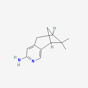 (6R)-7,7-Dimethyl-5,6,7,8-tetrahydro-6,8-methanoisoquinolin-3-amine