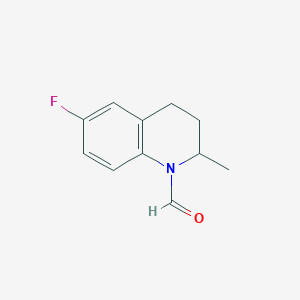 6-Fluoro-2-methyl-3,4-dihydroquinoline-1(2H)-carbaldehyde