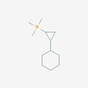 (2-Cyclohexylcyclopropyl)(trimethyl)silane