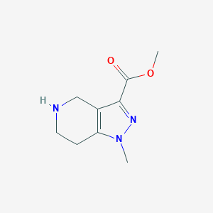 methyl 1-methyl-4,5,6,7-tetrahydro-1H-pyrazolo[4,3-c]pyridine-3-carboxylate