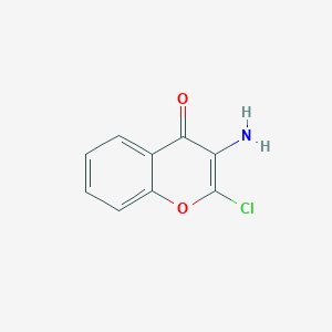 3-Amino-2-chloro-4H-1-benzopyran-4-one