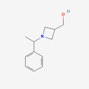 [1-(1-Phenylethyl)azetidin-3-yl]methanol