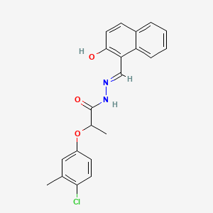 2-(4-chloro-3-methylphenoxy)-N'-[(2-hydroxy-1-naphthyl)methylene]propanohydrazide