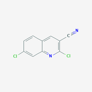 B119050 2,7-Dichloroquinoline-3-carbonitrile CAS No. 158583-91-6
