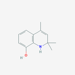 molecular formula C12H15NO B11905196 8-Quinolinol, 1,2-dihydro-2,2,4-trimethyl- CAS No. 117330-56-0