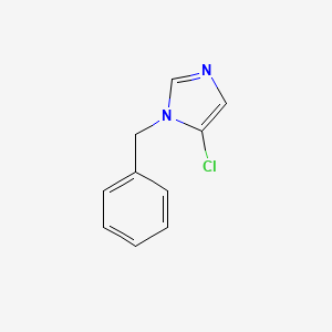 molecular formula C10H9ClN2 B11905366 1-Benzyl-5-chloro-1H-imidazole 