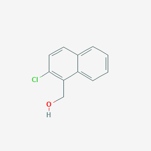 molecular formula C11H9ClO B11905458 (2-Chloronaphthalen-1-yl)methanol 