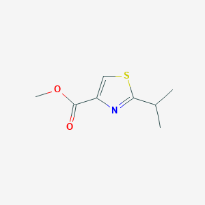 molecular formula C8H11NO2S B11905545 Methyl 2-isopropylthiazole-4-carboxylate CAS No. 336193-96-5