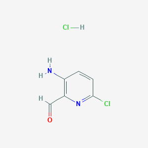 3-Amino-6-chloropicolinaldehyde hydrochloride