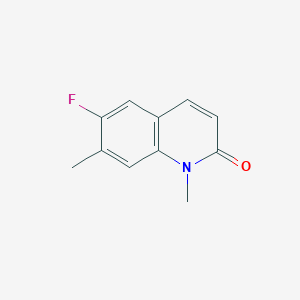 6-Fluoro-1,7-dimethylquinolin-2(1H)-one