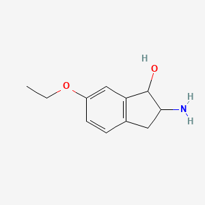 2-amino-6-ethoxy-2,3-dihydro-1H-inden-1-ol