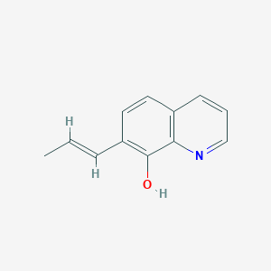 molecular formula C12H11NO B11905635 7-(Prop-1-EN-1-YL)quinolin-8-OL 