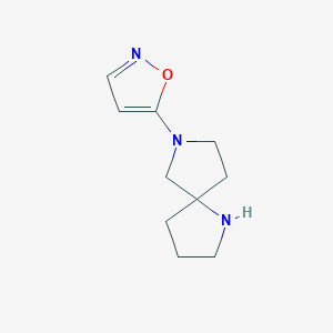 1,7-Diazaspiro[4.4]nonane, 7-(5-isoxazolyl)-