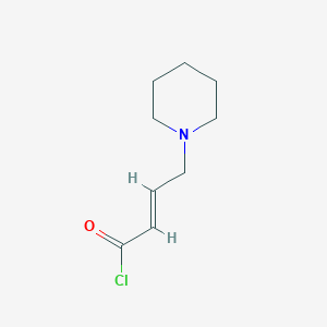 (E)-4-(piperidin-1-yl)but-2-enoyl chloride