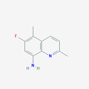 B11905923 6-Fluoro-2,5-dimethylquinolin-8-amine CAS No. 1420791-52-1