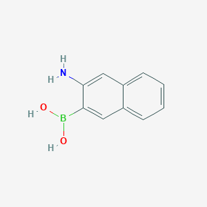 (3-Aminonaphthalen-2-yl)boronic acid