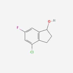 4-chloro-6-fluoro-2,3-dihydro-1H-inden-1-ol