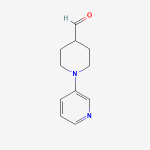 1-(Pyridin-3-yl)piperidine-4-carbaldehyde