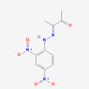 molecular formula C₁₀H₁₀N₄O₅ B119064 2-丁酮，3-氧代-，（2,4-二硝基苯）腙 CAS No. 2256-00-0