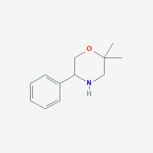 2,2-Dimethyl-5-phenylmorpholine