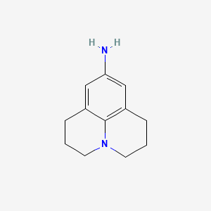 2,3,6,7-Tetrahydro-1H,5H-pyrido[3,2,1-ij]quinolin-9-amine