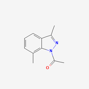 1-(3,7-Dimethyl-1H-indazol-1-yl)ethanone