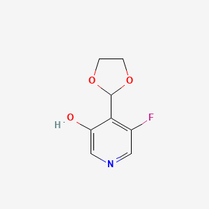 4-(1,3-Dioxolan-2-yl)-5-fluoropyridin-3-ol