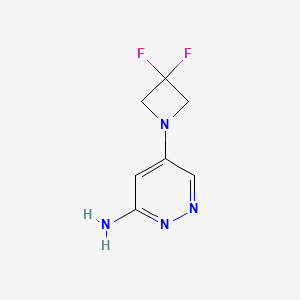 5-(3,3-Difluoroazetidin-1-yl)pyridazin-3-amine