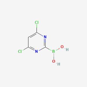 (4,6-Dichloropyrimidin-2-yl)boronic acid