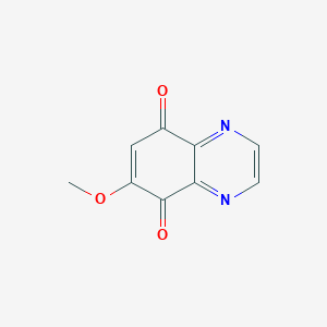 5,8-Quinoxalinedione, 6-methoxy-