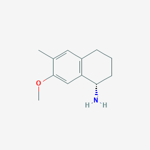 (S)-7-Methoxy-6-methyl-1,2,3,4-tetrahydronaphthalen-1-amine