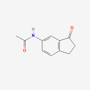 N-(3-oxo-2,3-dihydro-1H-inden-5-yl)acetamide