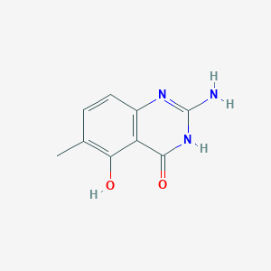 2-Amino-5-hydroxy-6-methylquinazolin-4(1H)-one