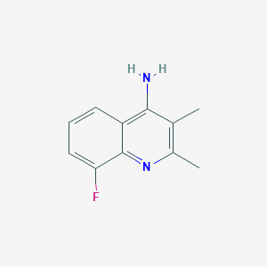 8-Fluoro-2,3-dimethylquinolin-4-amine