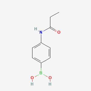 Boronic acid, [4-[(1-oxopropyl)amino]phenyl]-