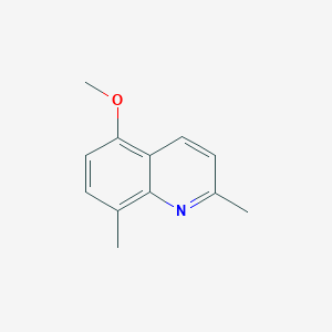 molecular formula C12H13NO B11906904 5-Methoxy-2,8-dimethylquinoline 