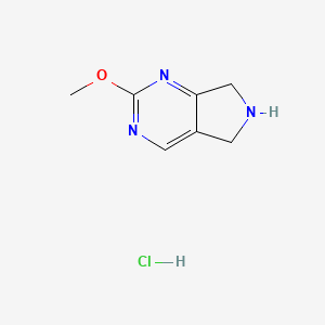 2-Methoxy-6,7-dihydro-5H-pyrrolo[3,4-d]pyrimidine hydrochloride