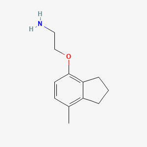 2-((7-methyl-2,3-dihydro-1H-inden-4-yl)oxy)ethanamine