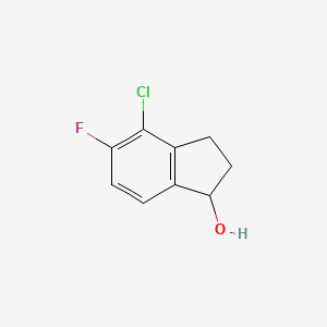 4-Chloro-5-fluoro-2,3-dihydro-1H-inden-1-ol