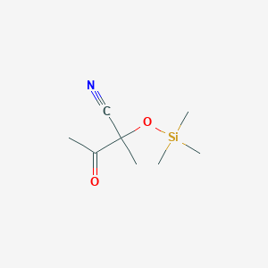 Butanenitrile, 2-methyl-3-oxo-2-[(trimethylsilyl)oxy]-