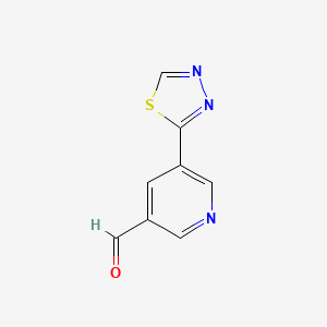 5-(1,3,4-Thiadiazol-2-yl)nicotinaldehyde