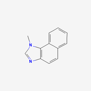 molecular formula C12H10N2 B11907494 1-Methyl-1H-naphtho[1,2-D]imidazole 