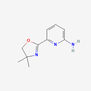 6-(4,4-Dimethyl-4,5-dihydrooxazol-2-yl)pyridin-2-amine