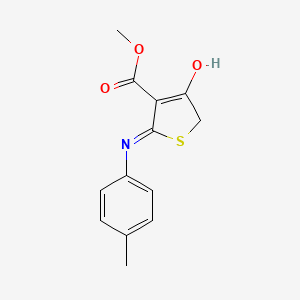 molecular formula C13H13NO3S B1190770 Methyl 4-oxo-2-(4-toluidino)-4,5-dihydro-3-thiophenecarboxylate 