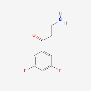 3-Amino-1-(3,5-difluorophenyl)propan-1-one